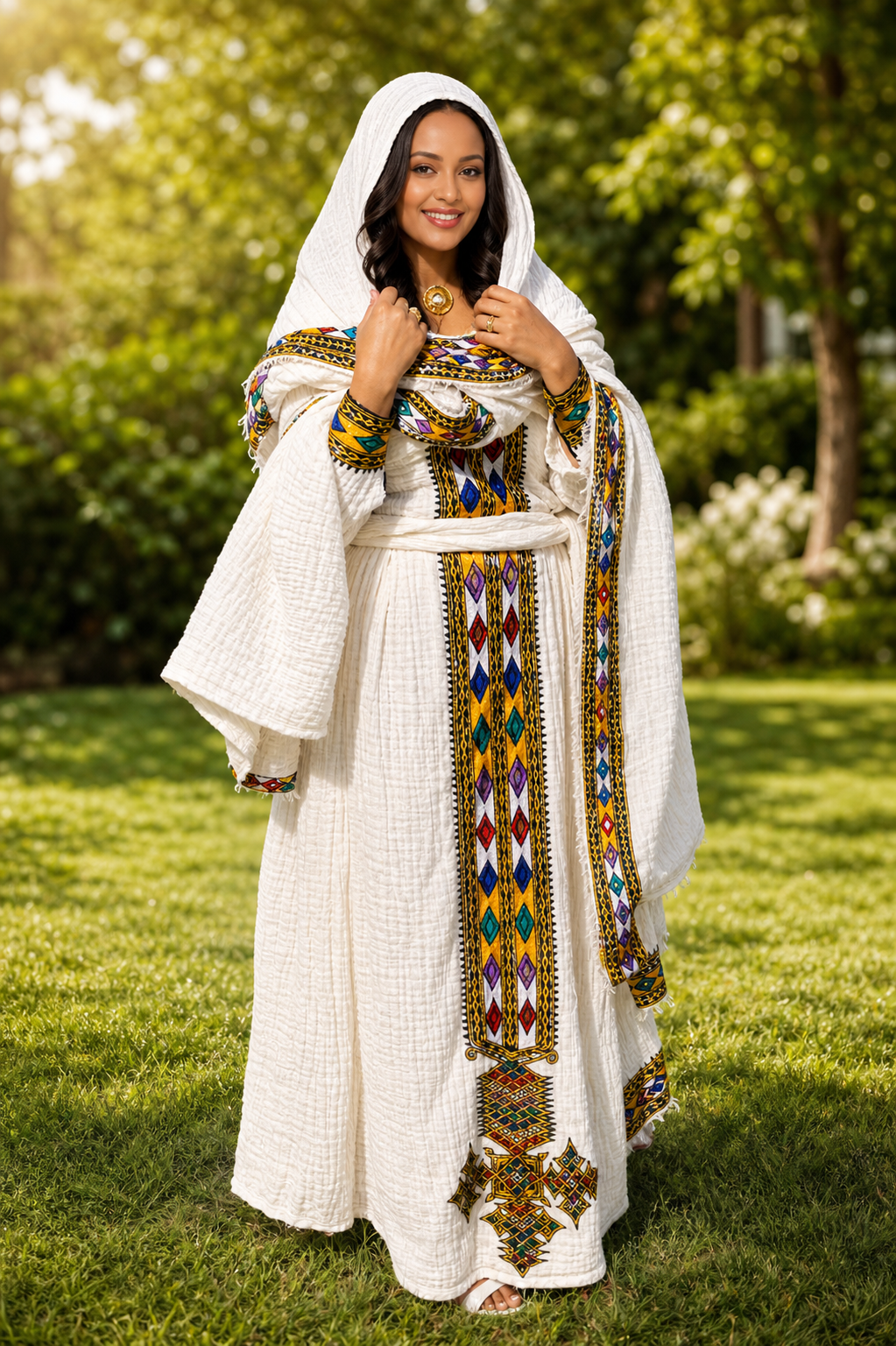 Axum Tiel  Traditional Habesh Ethiopian/Eretrea dress