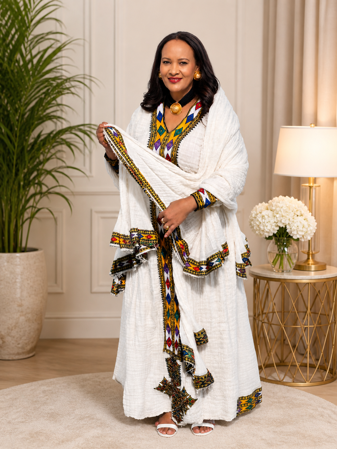 Axum Tiel  Traditional Habesh Ethiopian/Eretrea dress