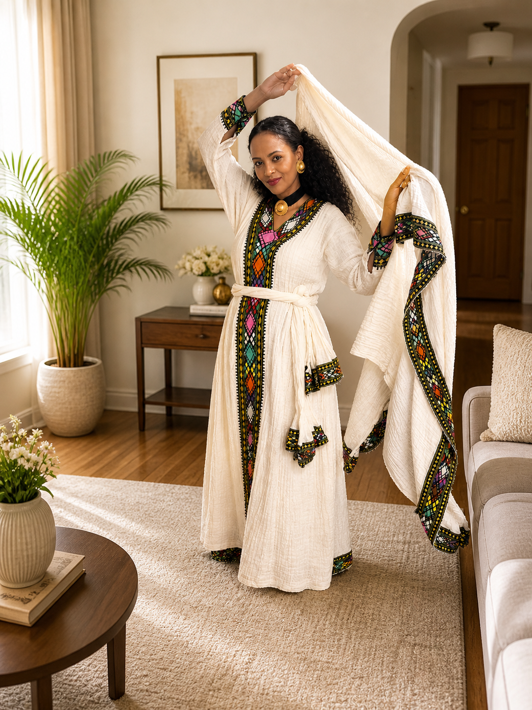 Axum Tielf Traditional - Habesha dress