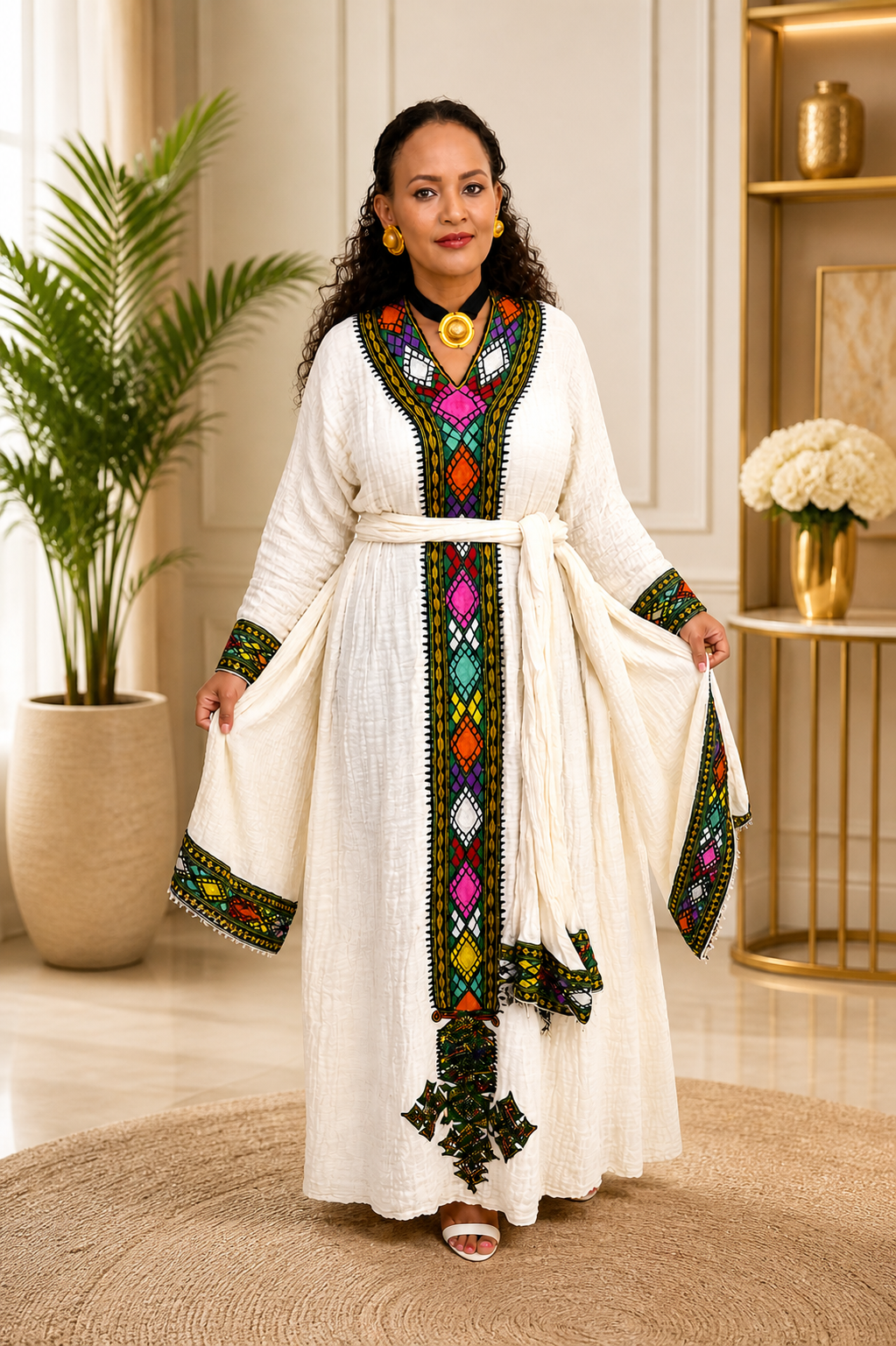 Axum Tielf Traditional - Habesha dress