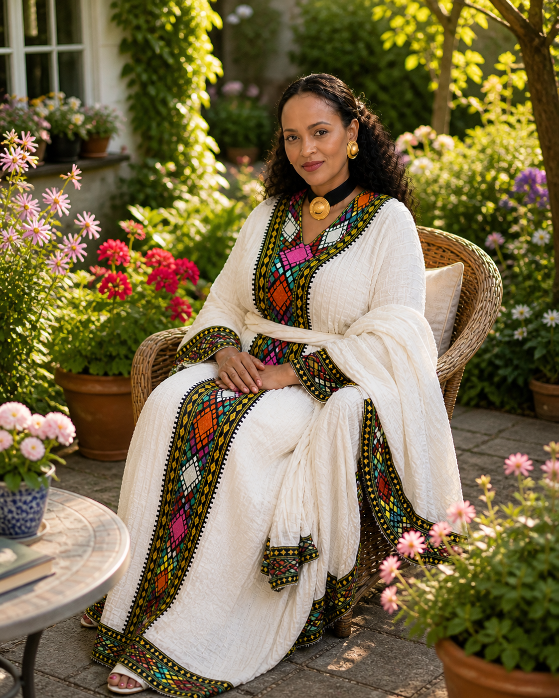 Axum Tielf Traditional - Habesha dress